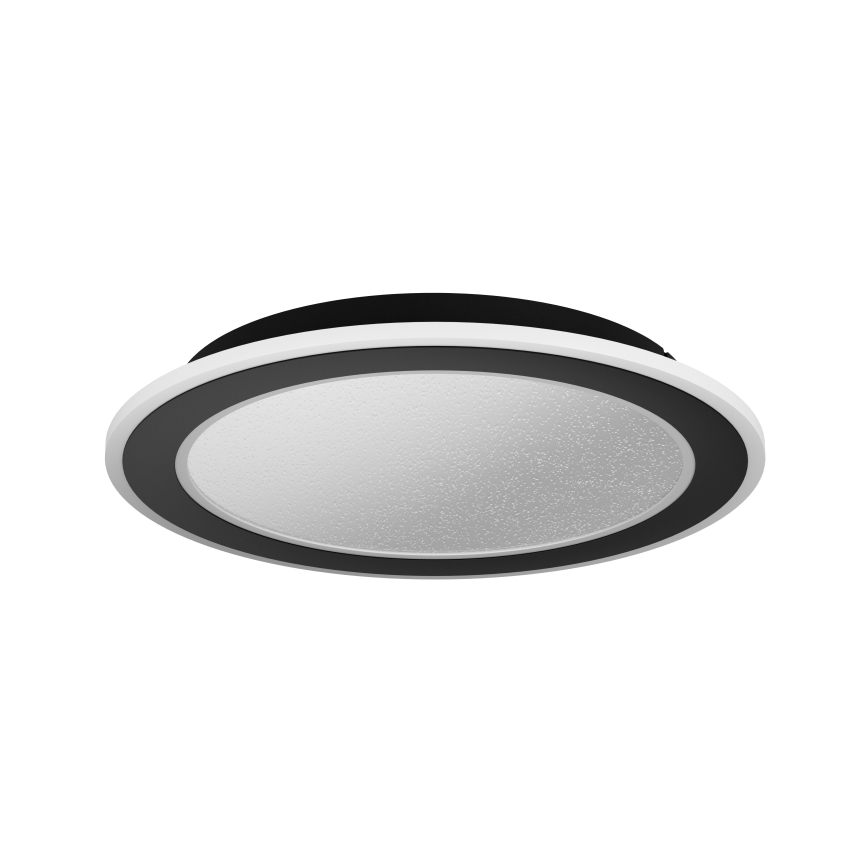 Eglo - LED Zatemnitvena stropna svetilka LED/20W/230V 2700-6500K črna + Daljinski upravljalnik
