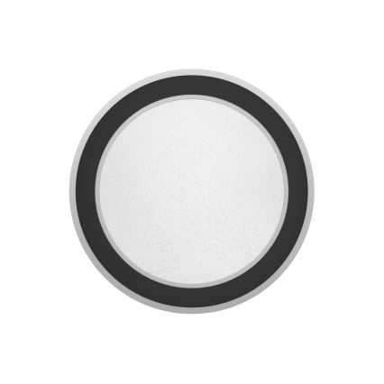 Eglo - LED Zatemnitvena stropna svetilka LED/20W/230V 2700-6500K črna + Daljinski upravljalnik