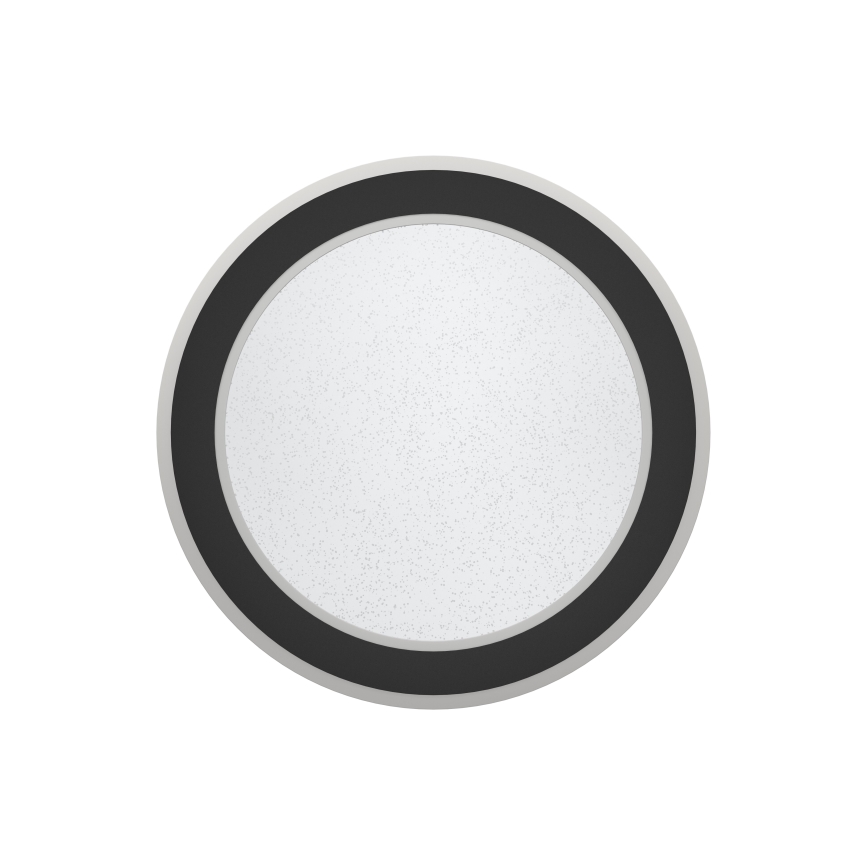 Eglo - LED Zatemnitvena stropna svetilka LED/20W/230V 2700-6500K črna + Daljinski upravljalnik