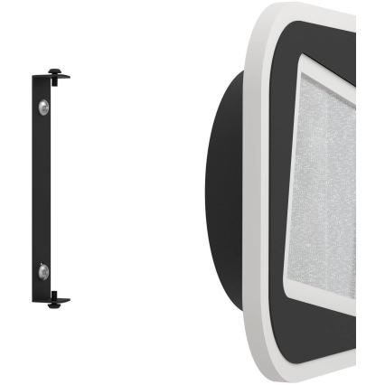 Eglo - LED Stenska svetilka LED/12W/230V 4000K črna