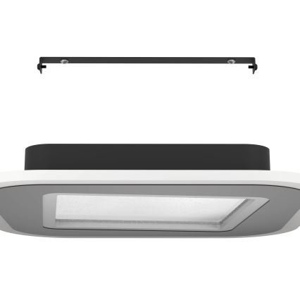 Eglo - LED Zatemnitvena stropna svetilka LED/20W/230V 2700-6500K črna + Daljinski upravljalnik