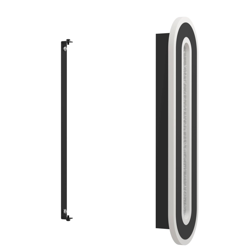 Eglo - LED Stenska svetilka LED/12W/230V 4000K črna