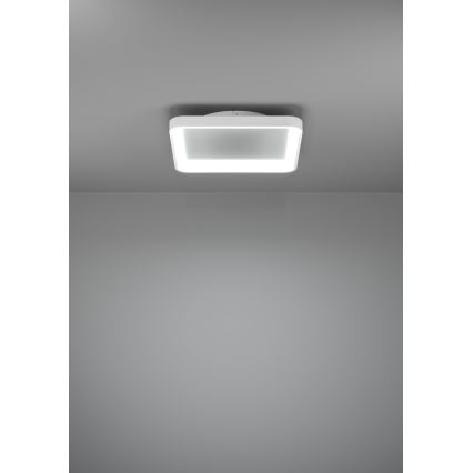Eglo - LED Zatemnitvena stropna svetilka LORETELLO LED/12W/230V bela + Daljinski upravljalnik