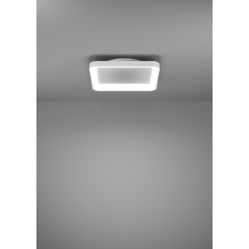 Eglo - LED Zatemnitvena stropna svetilka LORETELLO LED/12W/230V bela + Daljinski upravljalnik