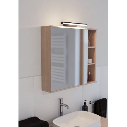 Eglo - LED RGBW Zatemnitvena kopalniška osvetlitev ogledala LED/12W/230V 2700-6500K IP44 črna