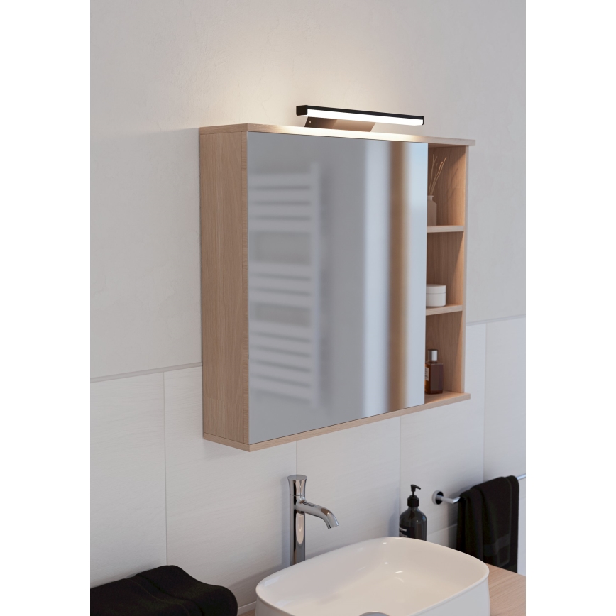 Eglo - LED RGBW Zatemnitvena kopalniška osvetlitev ogledala LED/12W/230V 2700-6500K IP44 črna