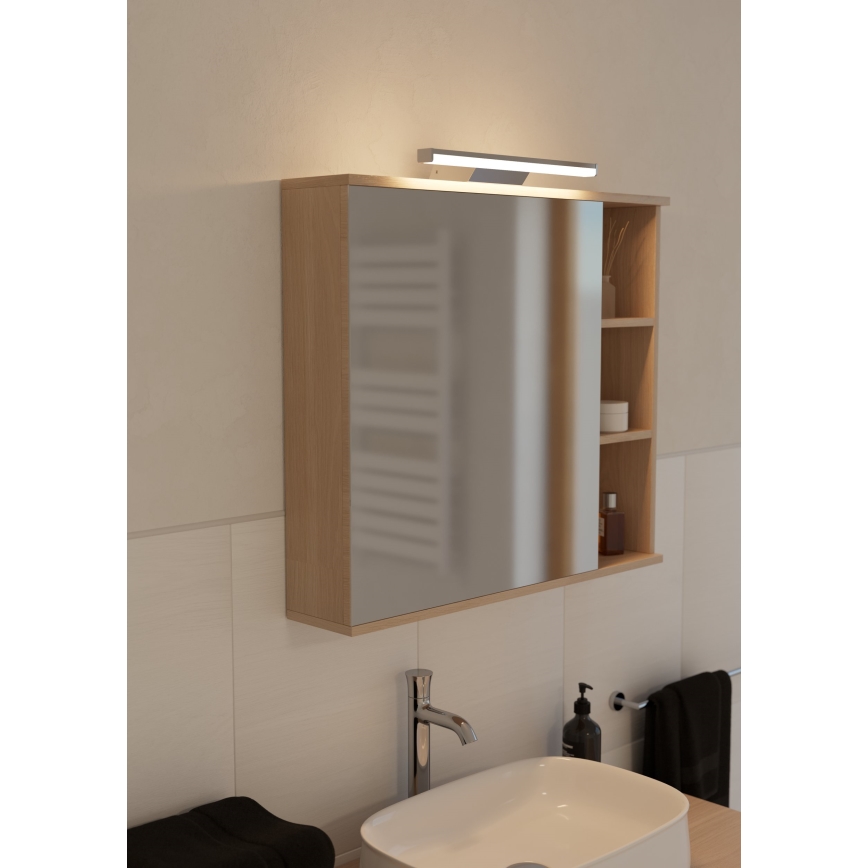 Eglo - LED RGBW Zatemnitvena osvetlitev kopalniškega ogledala LED/12W/230V 2700-6500K IP44 mat krom