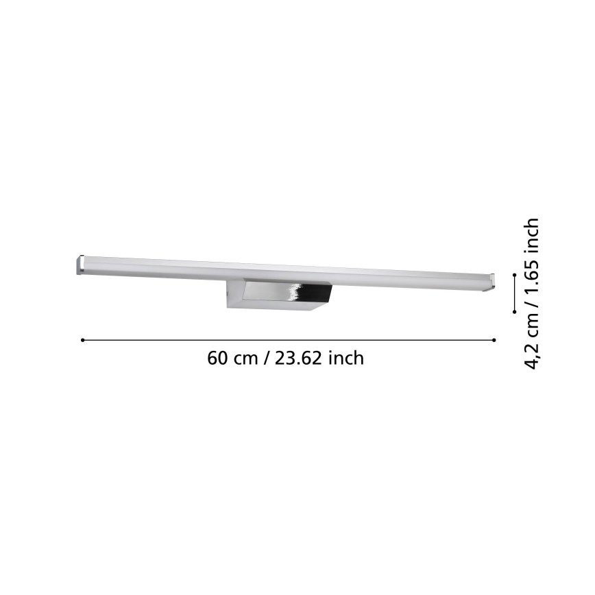 Eglo - LED RGBW Zatemnitvena osvetlitev kopalniškega ogledala LED/12W/230V 2700-6500K IP44 mat krom