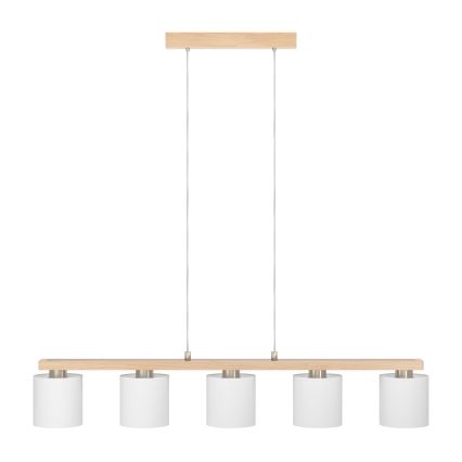 Eglo - Lestenec na vrvici 5xE27/28W/230V - FSC certifikat