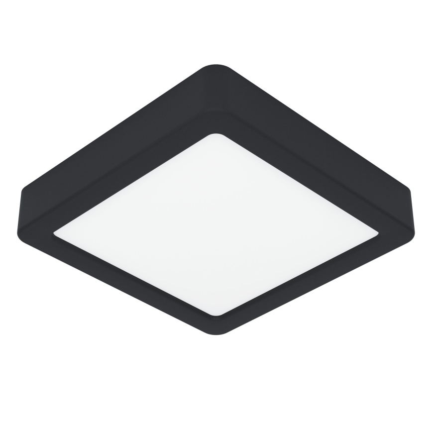 Eglo - LED stropna svetilka LED/7W/230V 2700/4000/6500K 15x15cm črna