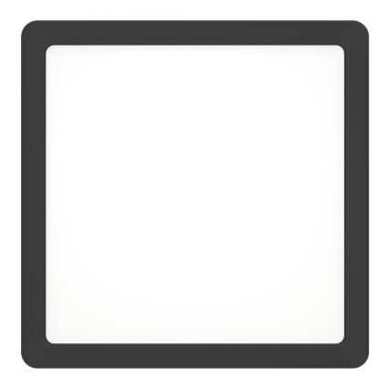 Eglo - LED stropna svetilka LED/10,5W/230V 2700/4000/6500K 22x22cm črna