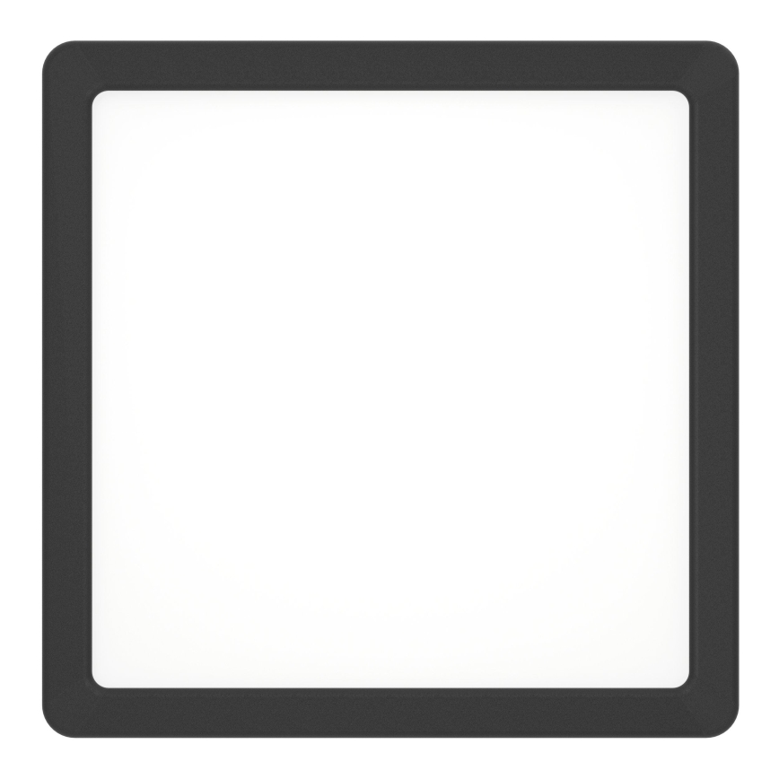 Eglo - LED stropna svetilka LED/10,5W/230V 2700/4000/6500K 22x22cm črna