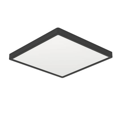 Eglo - LED stropna svetilka LED/17,5W/230V 2700/4000/6500K 39x39 cm črna