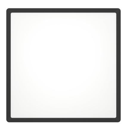 Eglo - LED stropna svetilka LED/17,5W/230V 2700/4000/6500K 39x39 cm črna