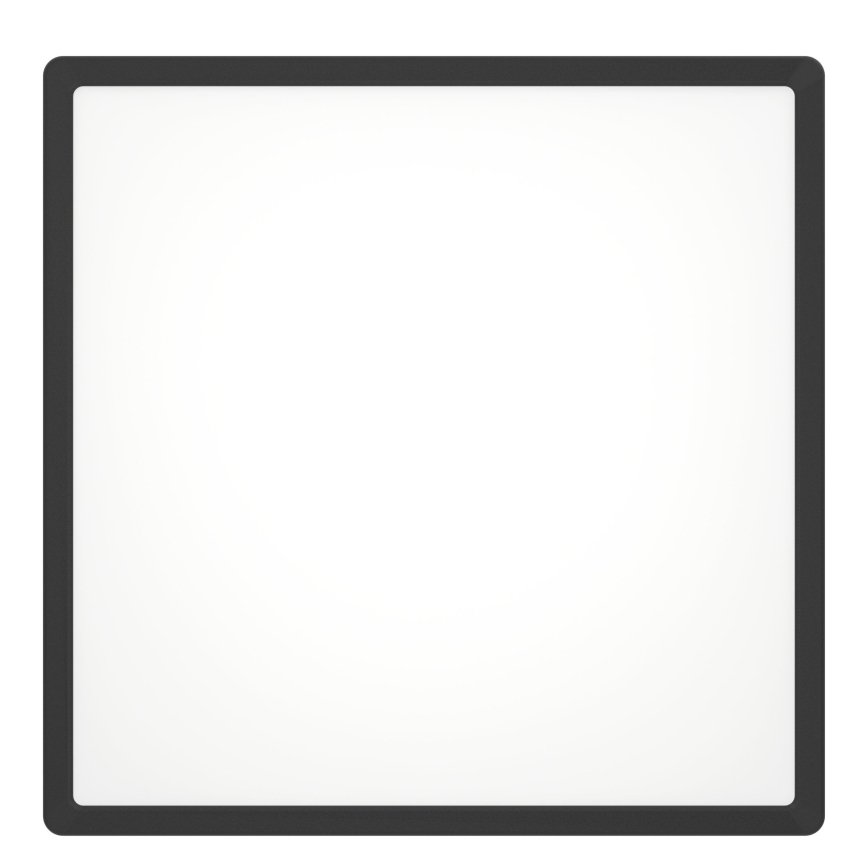 Eglo - LED stropna svetilka LED/17,5W/230V 2700/4000/6500K 39x39 cm črna