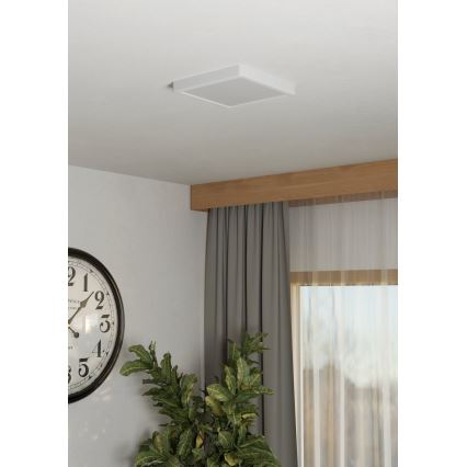 Eglo - LED stropno svetilo LED/10,5W/230V 2700/4000/6500K 22x22 cm belo