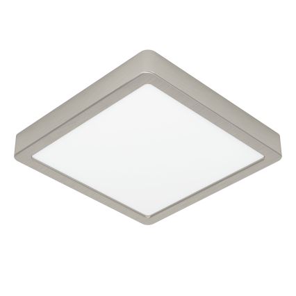 Eglo - LED stropno svetilo LED/10,5W/230V 2700/4000/6500K 22x22 cm mat krom