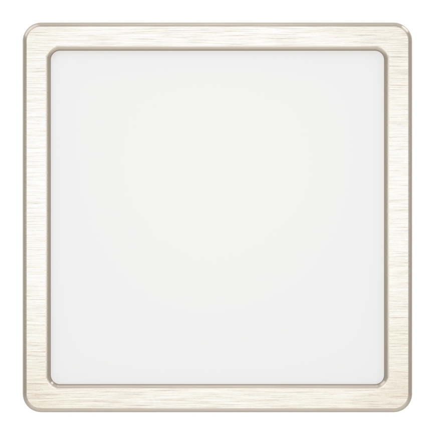 Eglo - LED stropno svetilo LED/10,5W/230V 2700/4000/6500K 22x22 cm mat krom