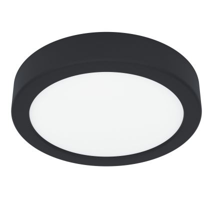 Eglo - LED stropna svetilka za kopalnico, 7,5 W, 230 V, 2700/4000/6500 K, premer 16,6 cm, IP44, črna