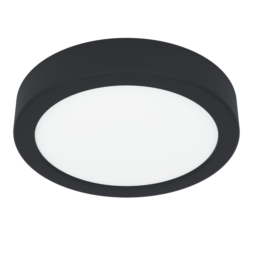 Eglo - LED stropna svetilka za kopalnico, 7,5 W, 230 V, 2700/4000/6500 K, premer 16,6 cm, IP44, črna