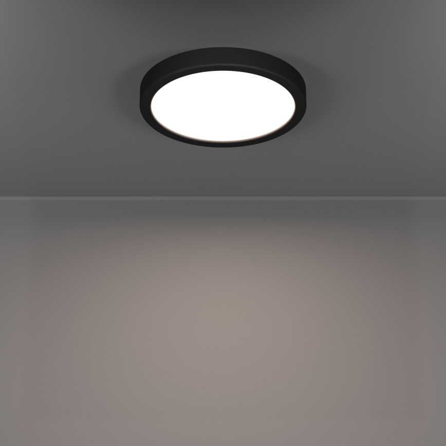 Eglo - LED stropna svetilka za kopalnico LED/11,5W/230V 2700/4000/6500K Ø 21,1 cm IP44 črna