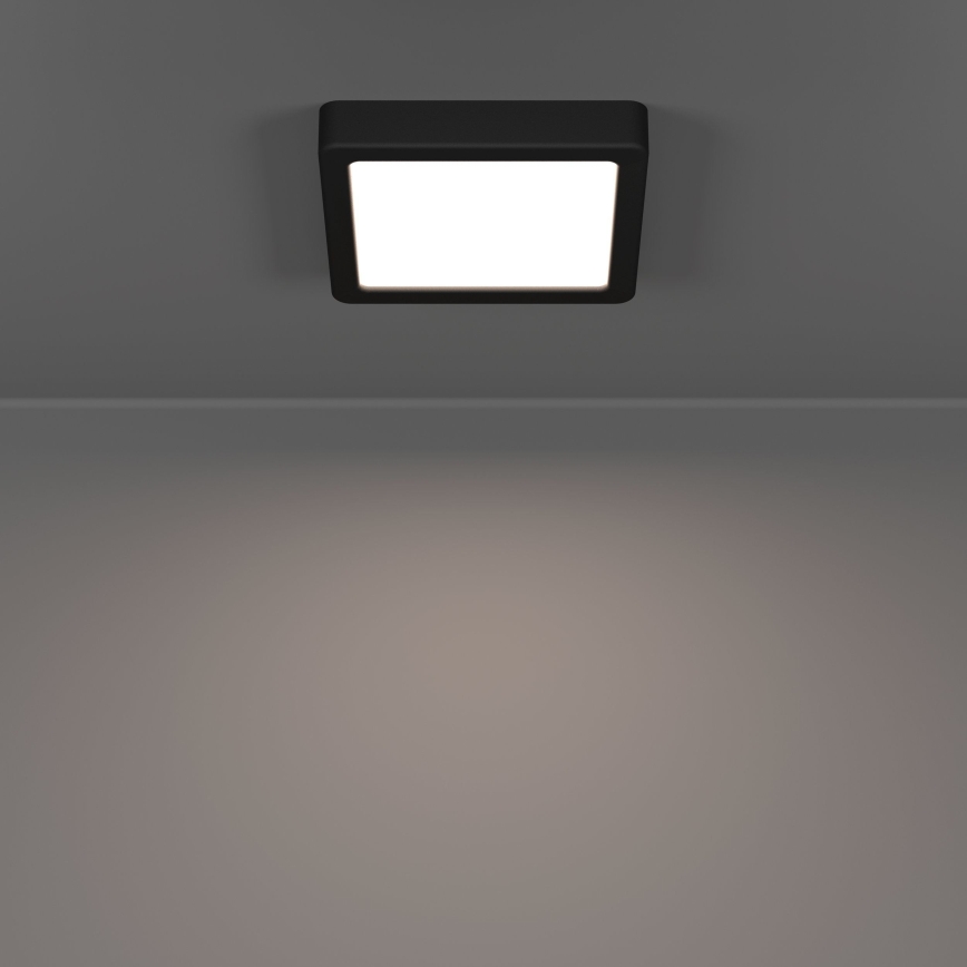 Eglo - LED stropna svetilka za kopalnico LED/7W/230V 2700/4000/6500K 15x15 cm IP44 črna