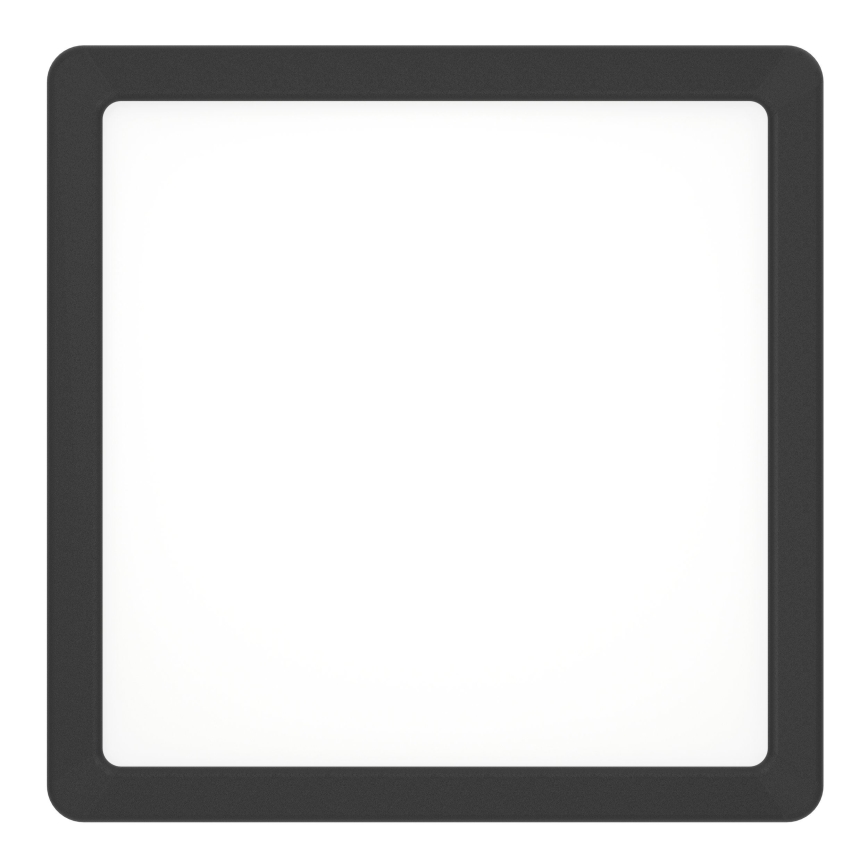 Eglo - LED stropna svetilka za kopalnico LED/10,5W/230V 22x22 cm IP44 črna