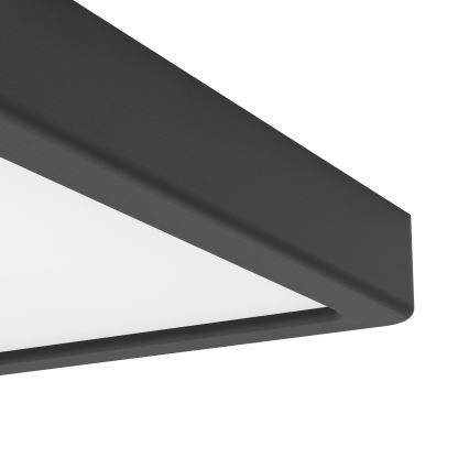 Eglo - LED kopalniška stropna svetilka LED/10,5W/230V 2700/4000/6500K 22x22 cm IP44 črna