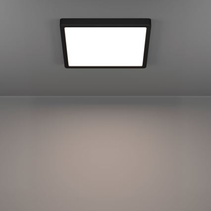 Eglo - LED stropna svetilka za kopalnico LED/13W/230V 29x29 cm IP44 črna