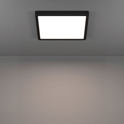 Eglo - LED stropna svetilka za kopalnico LED/13W/230V 2700/4000/6500K 29x29 cm IP44 črna