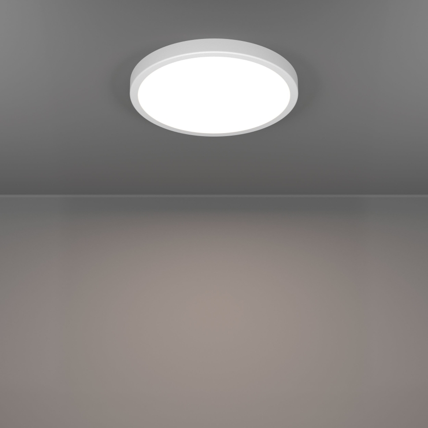 Eglo - LED kopalniška stropna svetilka LED/14,2W/230V 2700/4000/6500K premer 27,8 cm IP44 bela