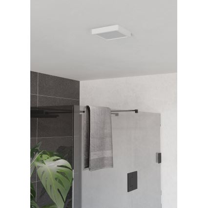 Eglo - LED stropna svetilka za kopalnico LED/7W/230V 2700/4000/6500K 15x15 cm IP44 bela