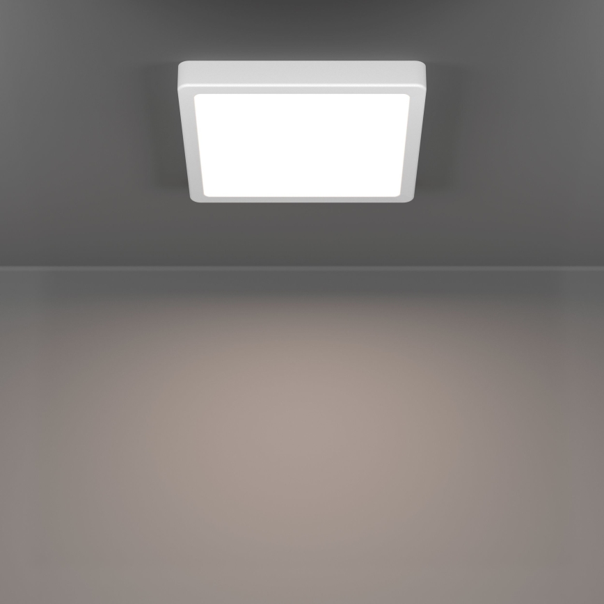 Eglo - LED kopalniško stropno svetilo LED/10,5W/230V 22x22 cm IP44 belo