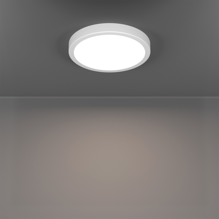 Eglo - LED RGBW zatemnljivo kopalniško stropno svetilo LED/11,2W/230V 2700-6500K premer 21,1 cm IP44 bela