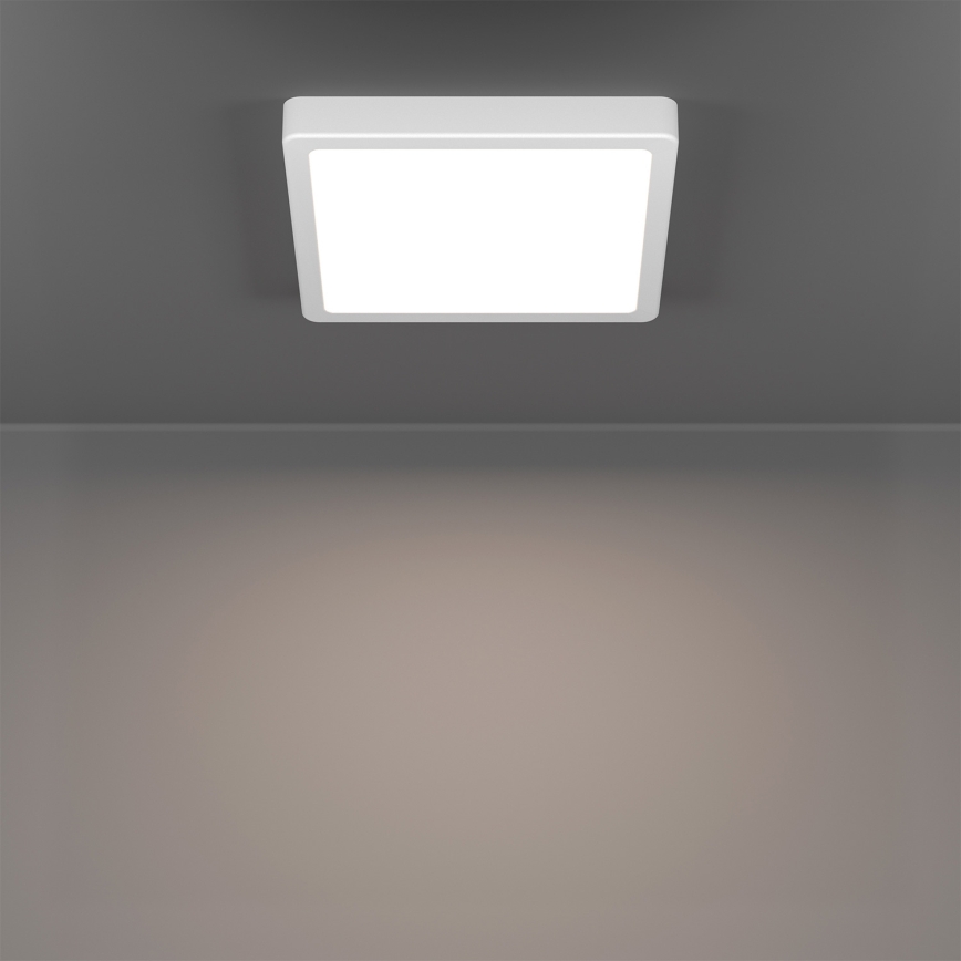 Eglo - LED RGBW stropna svetilka za kopalnico z nastavljivo svetlostjo LED/10,5W/230V 2700-6500K 22x22 cm IP44 bela