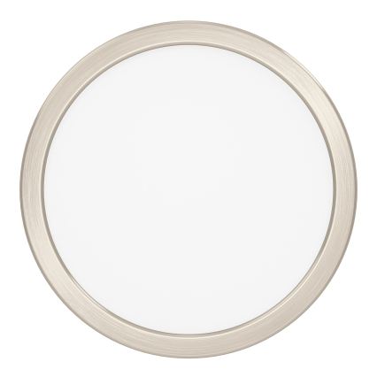 Eglo - LED RGBW zatemnjevalna kopalniška stropna svetilka LED/11,2W/230V 2700-6500K premer 21,1 cm IP44 matni krom