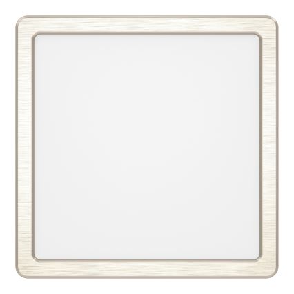 Eglo - LED RGBW zatemnjiva kopalniška stropna svetilka LED/10,5W/230V 2700-6500K 22x22 cm IP44 mat krom