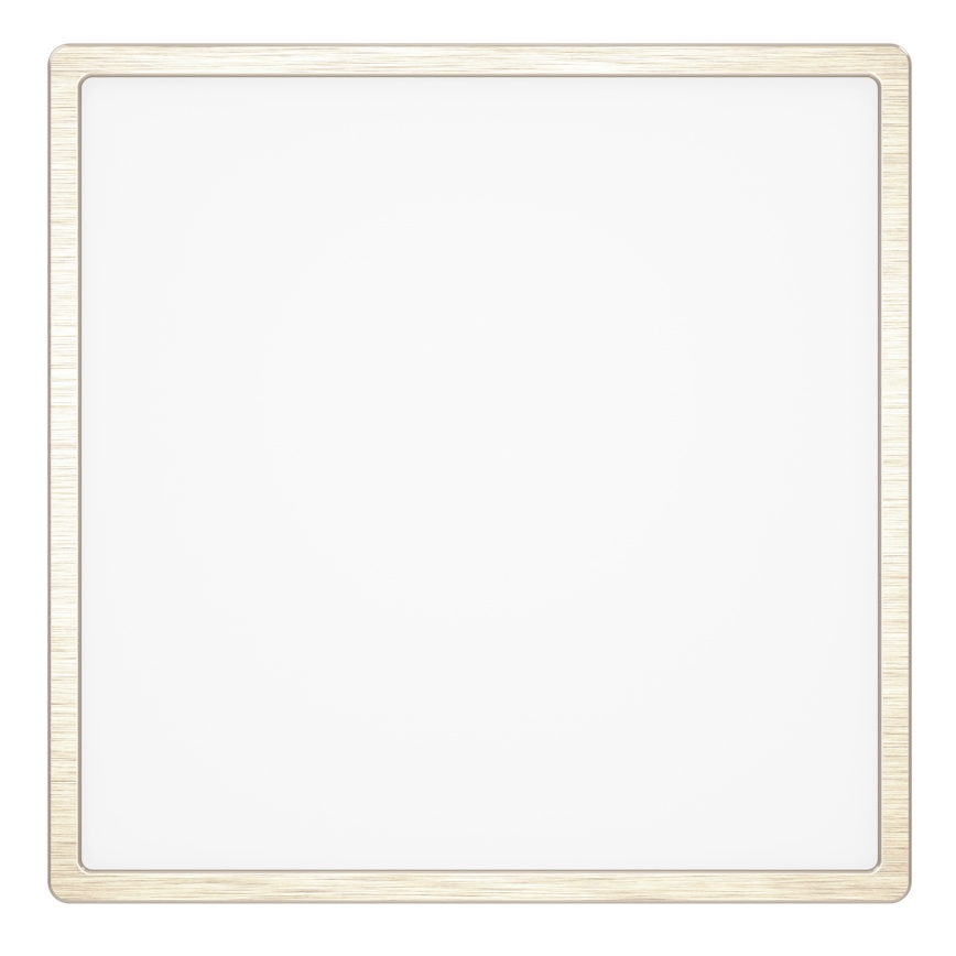 Eglo - LED RGBW zatemnjiva kopalniška stropna svetilka LED/13,5W/230V 2700-6500K 29,5x29,5 cm IP44 matni krom