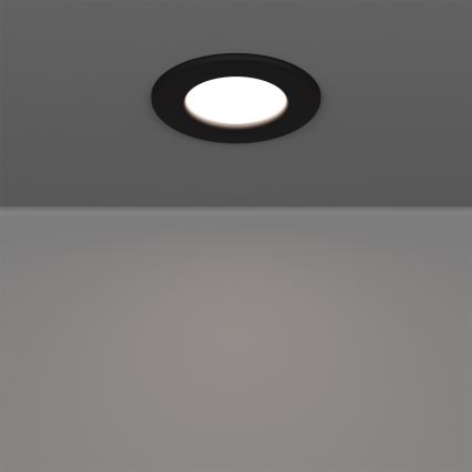 Eglo - KOMPLET 3x LED vgradnih stropnih svetilk LED/3,7W/230V 2700/4000/6500K premer 8,8 cm črna