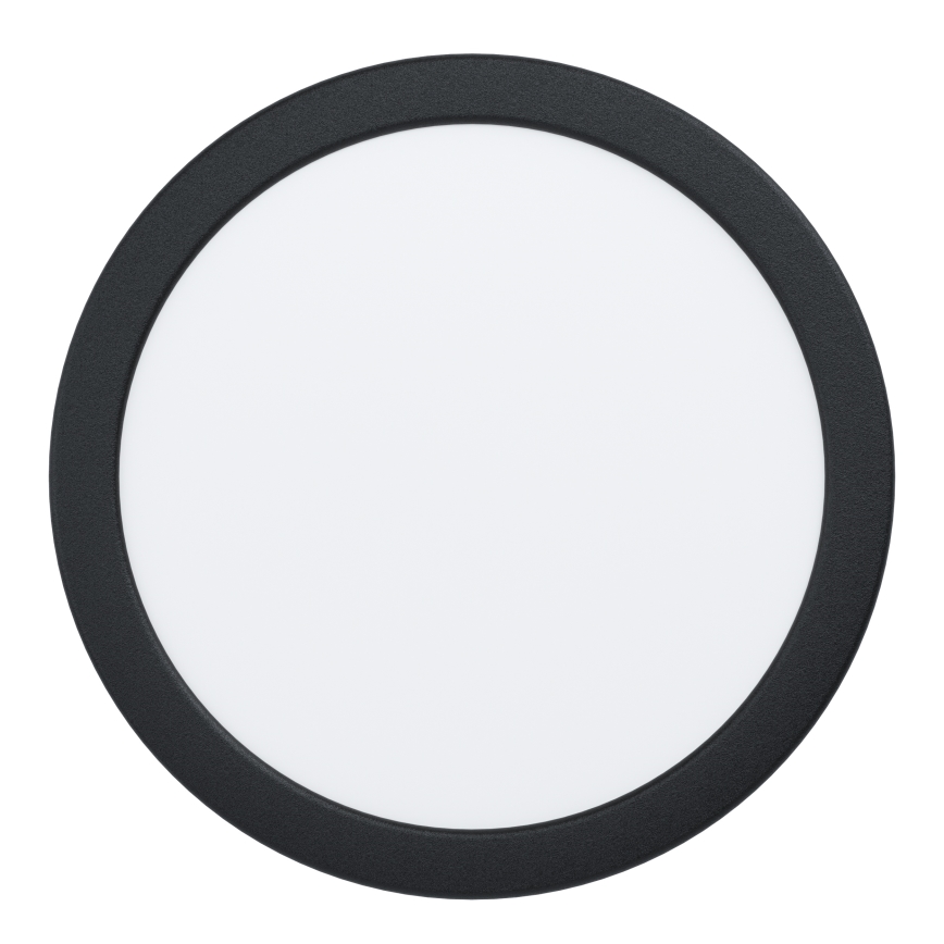 Eglo - LED vgradna stropna svetilka LED/18,5W/230V 2700/4000/6500K premer 21,6 cm črna