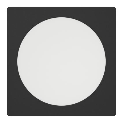 Eglo - LED vgradna stropna svetilka LED/10,5W/230V 2700/4000/6500K 16,6x16,6 cm črna