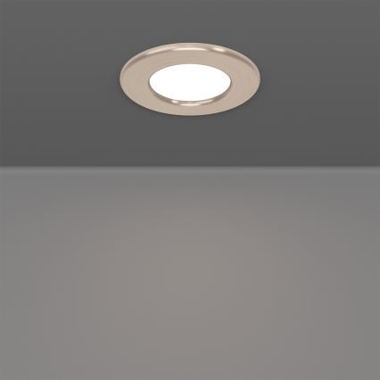 Eglo - Komplet 3x vgradnih LED stropnih svetilk LED/3,7W/230V 2700/4000/6500K premer 8,8 cm matni krom