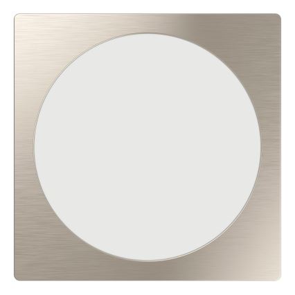 Eglo - LED vgradna stropna svetilka LED/18,5W/230V 2700/4000/6500K 21,6x21,6 cm matni krom