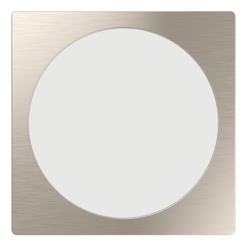 Eglo - LED vgradna stropna svetilka LED/18,5W/230V 2700/4000/6500K 21,6x21,6 cm matni krom