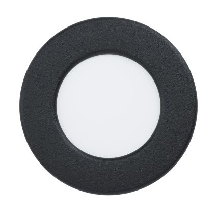 Eglo - LED vgradno kopalniško stropno svetilo LED/3,7W/230V 2700/4000/6500K premer 8,8 cm IP44 črna