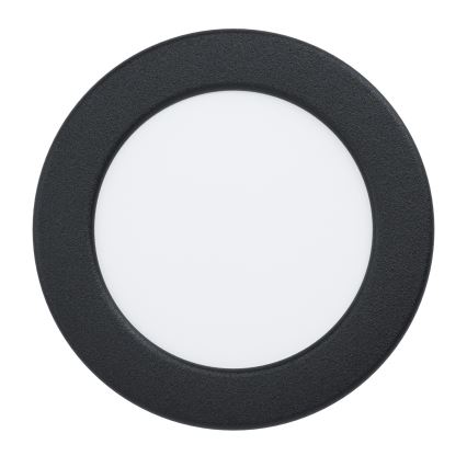 Eglo - LED vgradno stropno svetilo za kopalnico LED/6,3W/230V 2700/4000/6500K premer 11,9 cm IP44 črna