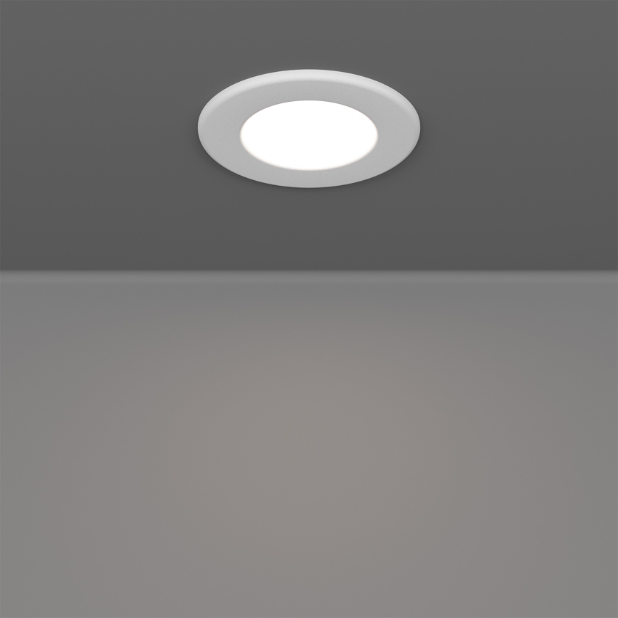 Eglo - Komplet 3x LED RGBW zatemnljivo kopalniško vgradno stropno svetilo LED/2,8W/230V 2700-6500K Ø 8,8 cm IP44 bela