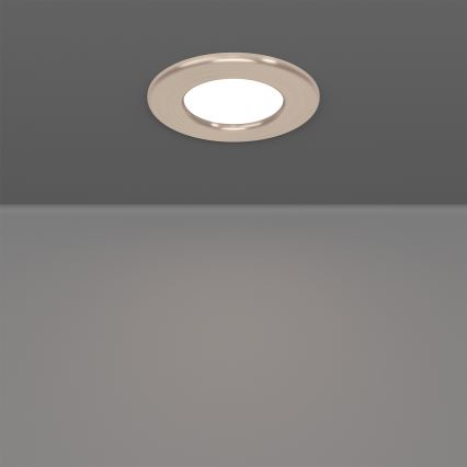 Eglo - komplet 3x LED RGBW zatemljivih kopalniških vgradnih stropnih svetil, LED/2,8 W/230 V, 2700-6500 K, Ø 8,8 cm, IP44, matiran krom