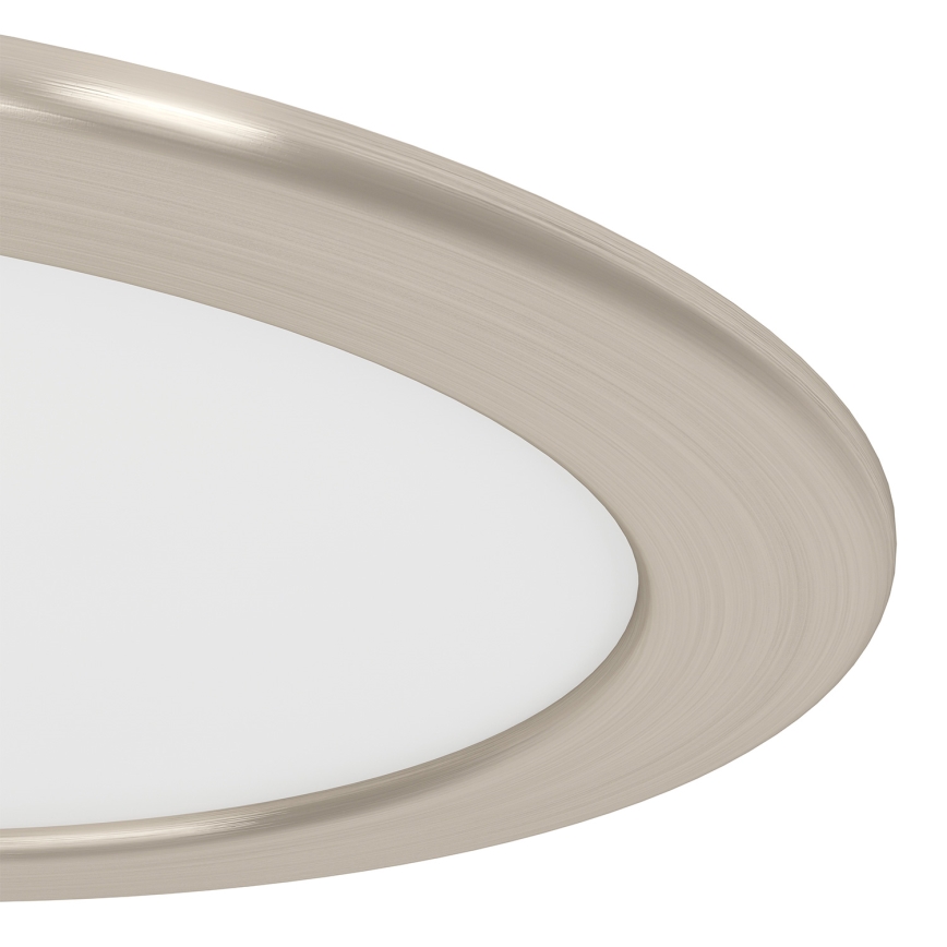 Eglo - LED RGBW zatemnljivo kopalniško vgradno stropno svetilo LED/9,5W/230V 2700-6500K premer 16,8 cm IP44 maten krom