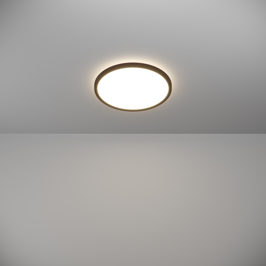 Eglo - LED Kopalniška stropna svetilka LED/13,9W/230V 2700/4000/6500K pr. 30 cm IP44 črna